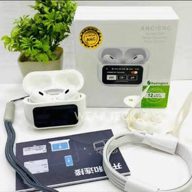 BT5.4 Wireless Earphone Digital Display LCD Screen Touch Control in Ear Noise A9 Pro Earbuds Headphones