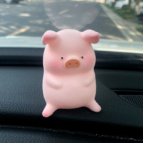 Cute Cartoon Pig Car Accessories