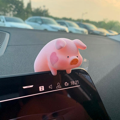 Cute Cartoon Pig Car Accessories