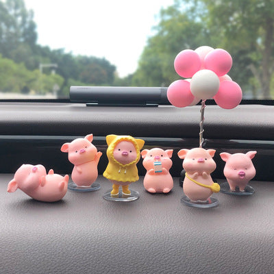 Car Accessories Piggy Creative Cartoon Cute Car Decoration