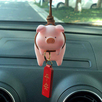 Cute Cartoon Pig Car Accessories